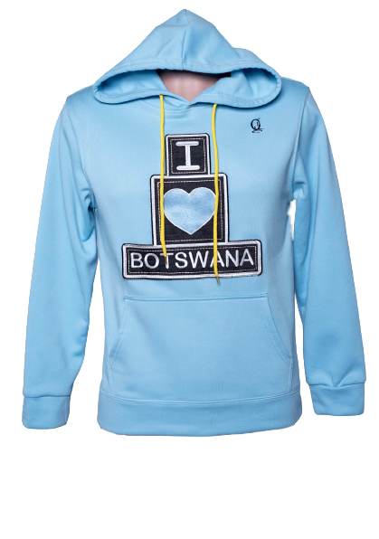 I Love Botswana (Blue Hoodies)