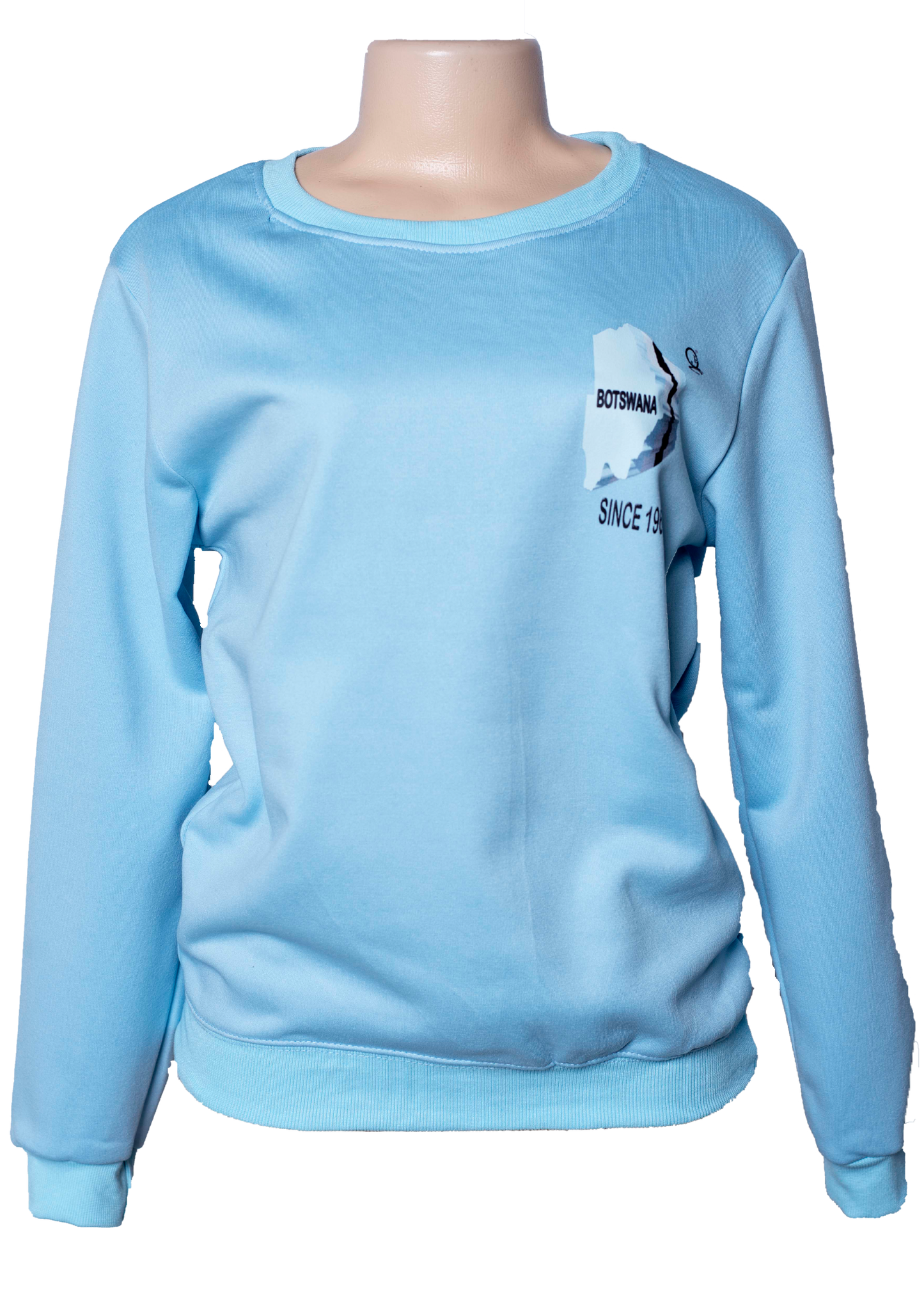 Long Sleeve Botswana Blue Sweaters